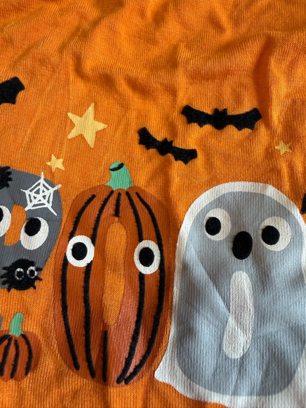 Little Sleepies "Spooky Season" Long Sleeve Halloween Tee - Picture 3 of 3